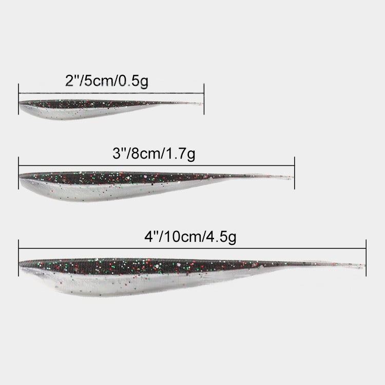 10pk Soft Plastic Lure Jerkbait