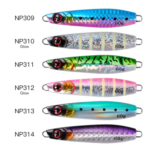 Blade Jigging Jig 3.1"/2.1 oz - Spinnerbait For Saltwater Fishing - Treble Hook Bass Lure
